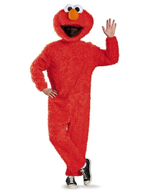 Elmo - Red Full Plush - Sesame Street - Costume - Men - Large/XL - Chest 42-46