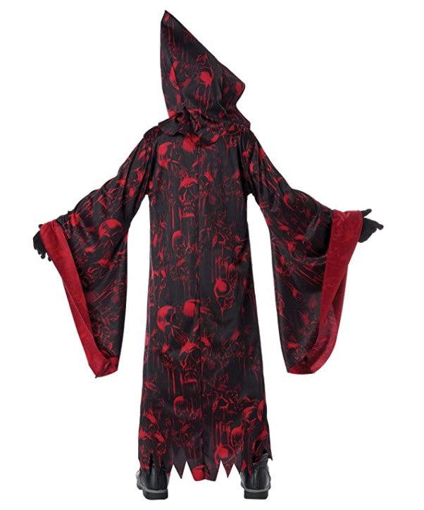 Fire & Brimstone Robe - Light Up Mask - Horror - Costume - Child - 2 Sizes