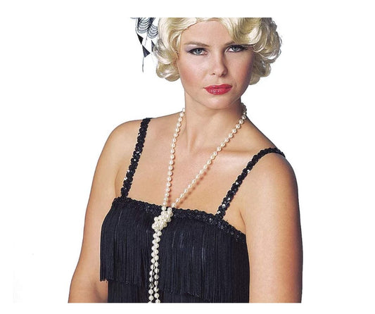 Flapper Beaded Necklace - 20's - 80's - Costume Accessory - Adult Teen