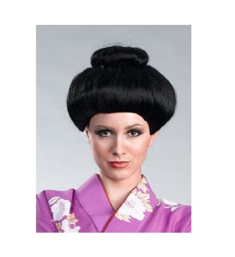 Geisha Sumo Wig - Oriental - Theatrical - Deluxe Costume Accessory - One Size