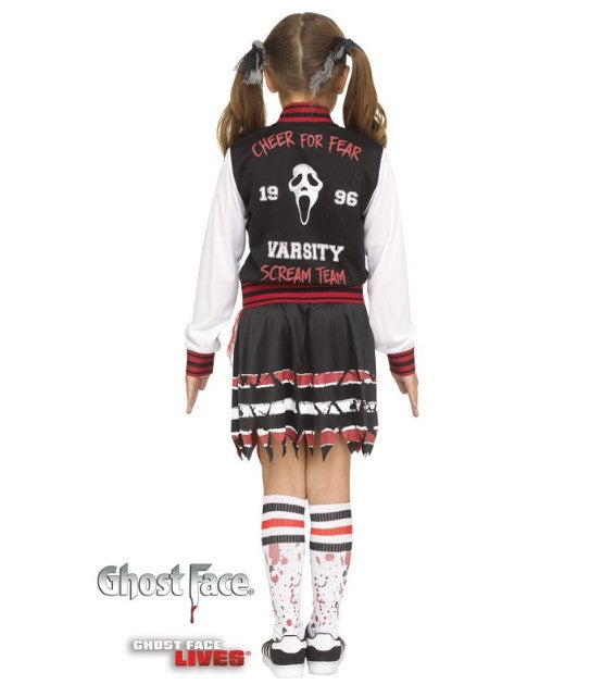 Scream for the Team! - Ghostface - Cheerleader - Costume - Girls - 4 Sizes