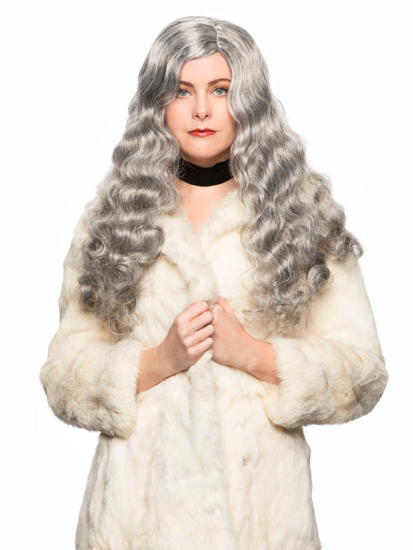 Black Gigi Wig - Witch - Long Wavy - Costume Accessory - One Size