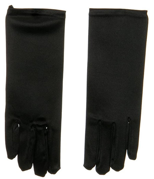 Gloves - 9" Wrist - Black - Cosplay - Costume Accessory - Adult