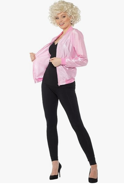 Rosa Damenjacke – Bad Girl – Grease – Kostüm – Erwachsene – 2 Größen