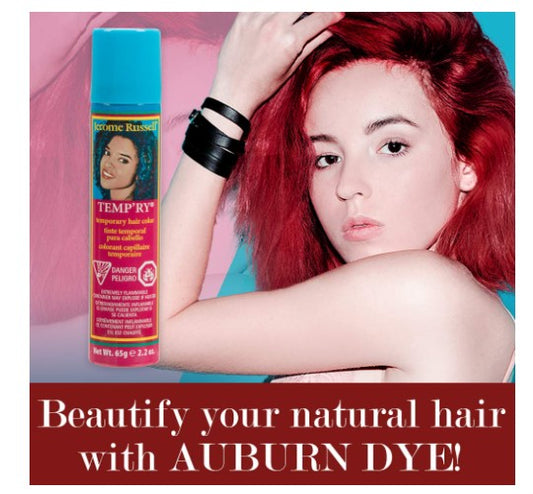 Hairspray - Temp'ry Color Spray - Intense - Natural - Costume - Cosplay - Auburn
