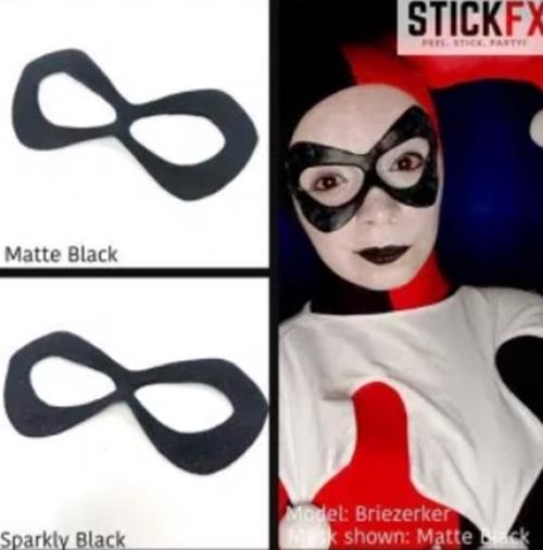 Máscara de Arlequín – Harley - Silicona - Reutilizable - Cosplay - Mate o Brillo