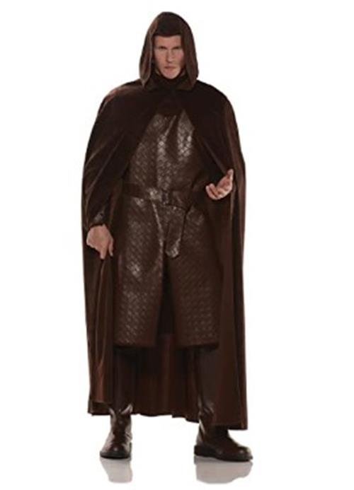 Renaissance Medieval Hooded Cape - Costume - One Size - 2 Colors