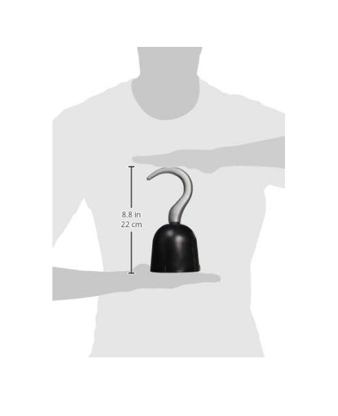 Pirate Hook - Plastic - Black/Gray - Costume Accessory Prop