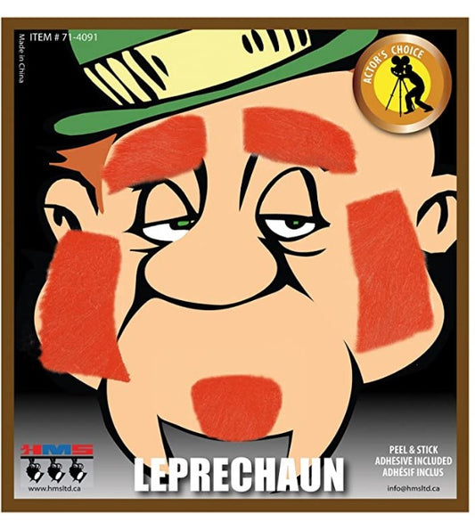 Leprechaun Facial Hair - St. Patrick's Day - Costume Accessory Set - Adult Teen