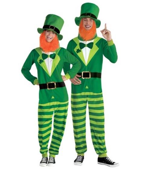Leprechaun Zipster - St Patrick's Day - One Piece - Costume - Adult - 2 Sizes