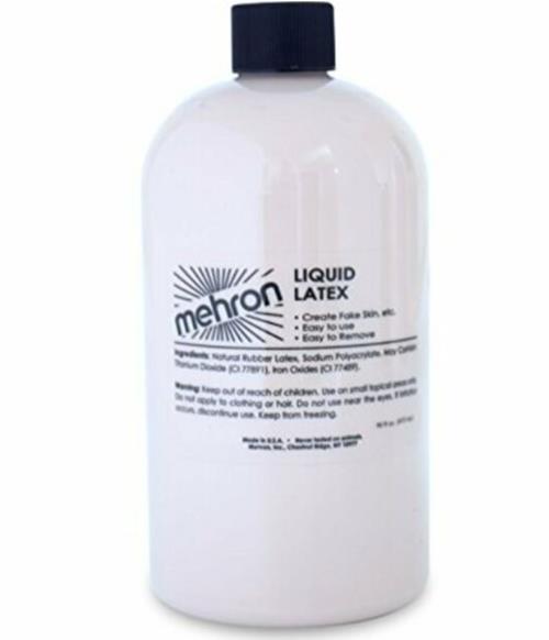 Mehron Liquid Latex - Theatrical Makeup - 16 oz - 2 Shades