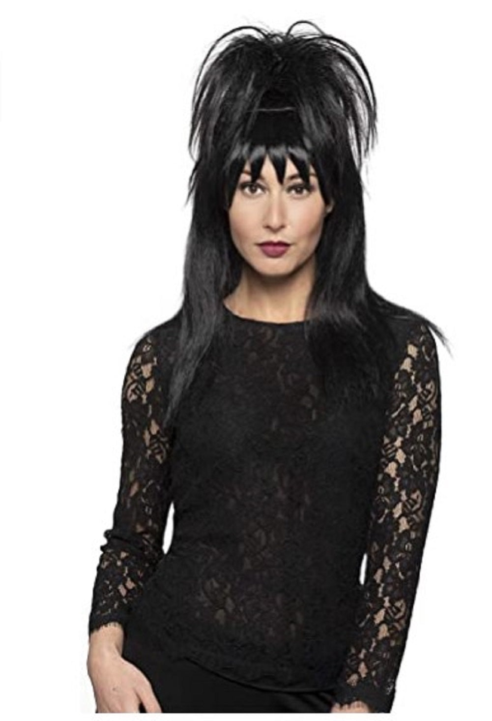 Lydia Wig - Black - 1980's - Beetlejuice - Lydi - Costume Accessory - One Size