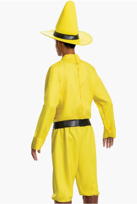Person (Man) in the Yellow Hat - Curious George - Costume - Adult - 2 Sizes