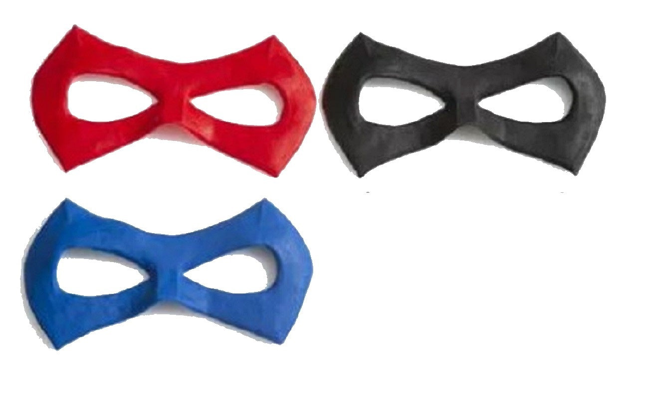 Superhero Classic Mask – Silicone - Reusable - Cosplay - 3 Matte Colors