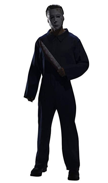 Michael Myers Jumpsuit - 1/2 Mask - Halloween 2 - Costume - Men - XS/Teen