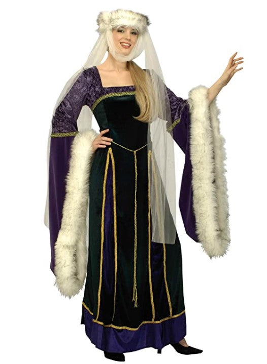 Noble Lady - Maid Marion - Guinevere - Deluxe Costume - Adult - 3 Sizes