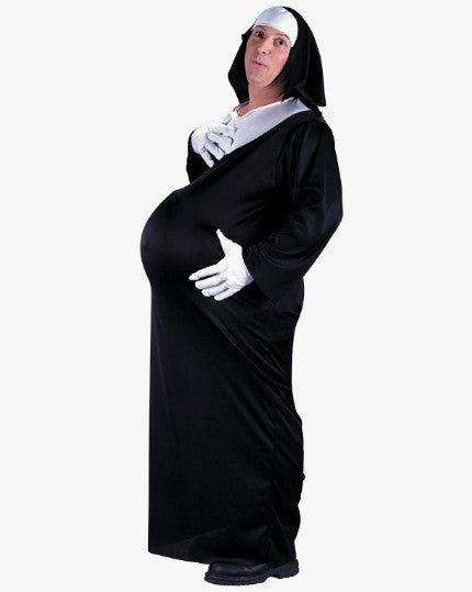 nun dress Deluxe Costume for Women | Adult Religious Costumes | Adult | Womens | XS | Black/White ensuring long Womens Standard Church Nun Dress