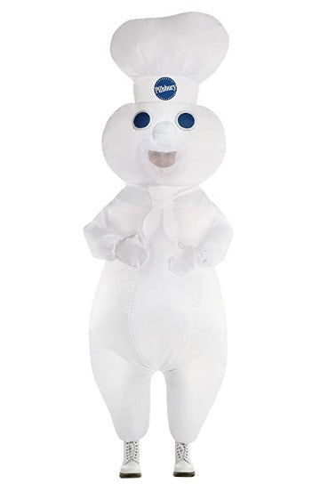 Pillsbury Doughboy - White - Inflatable - Costume - Adult
