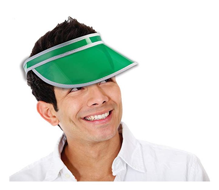 Gambler Visor - Casino Night - Dealer - 20's - Western - Costume Accessories