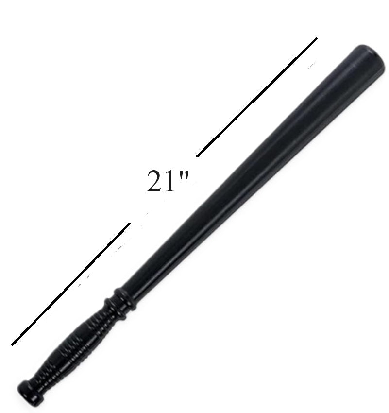 Nightstick Police Club - Black - Plastic - Costume Accessory Prop - One Size