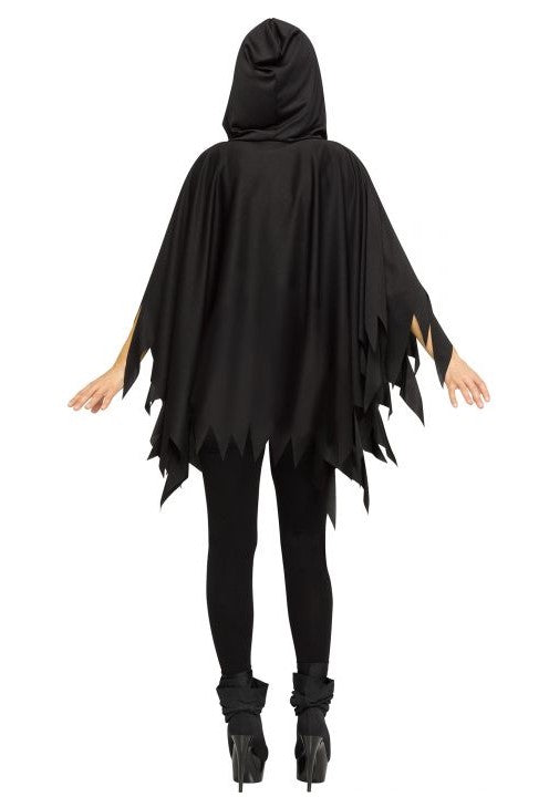 Hooded Ghostface Poncho - Call Me - Licensed Scream - Costume - One Size
