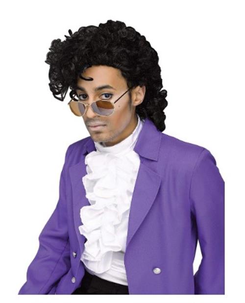 Purple Pain Wig - Prince - Purple Rain - Costume Accessory - One Size