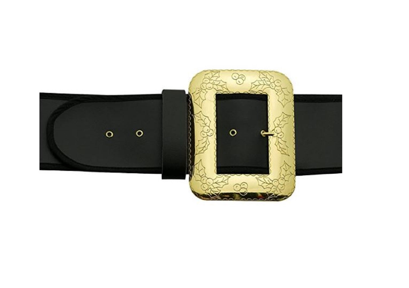 Weihnachtsmann-Gürtel – dekorative gegossene Schnalle – Deluxe Naugahyde – 2 Größen