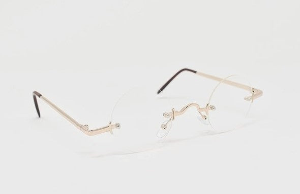 Round Santa Glasses - X-Long Arms - Elderly - Ben Franklin - Costume Accessory