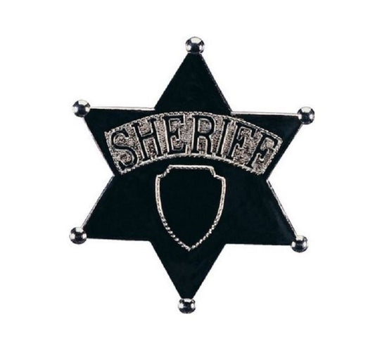 Jumbo Sheriff Star Badge - 7" - Police - Costume Accessory