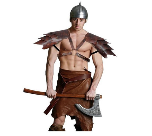 Warrior Shoulder Armor - Roman - Medieval - Costume Accessory - Adult Teen