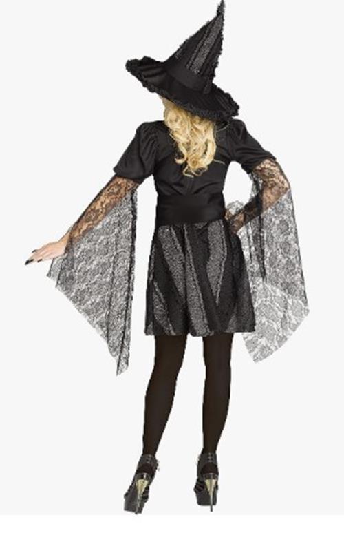 Stitch Witch – Schwarz/Grau – Kostüm – Erwachsene – 2 Größen