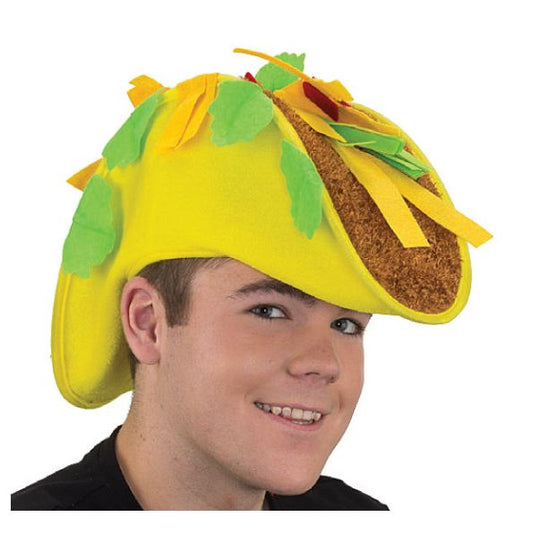 Taco Hat - Parties - Food Truck - Crazy Hat Day - Costume Accessory - Teen Adult