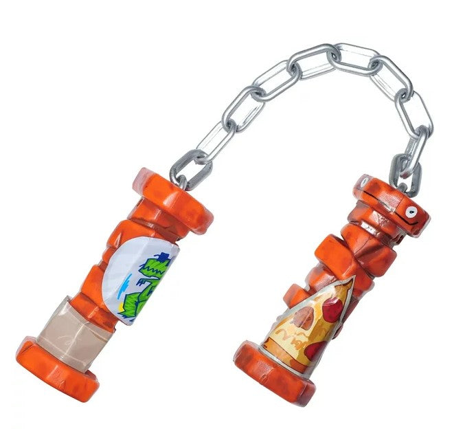 TMNT Nunchakus – Mikey – Kunststoff – Kostümzubehör – Waffenrequisite