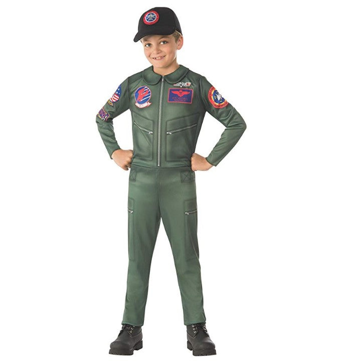 Mono de vuelo Top Gun - Maverick - Aviador - Piloto - Disfraz - Niño - 3 tallas