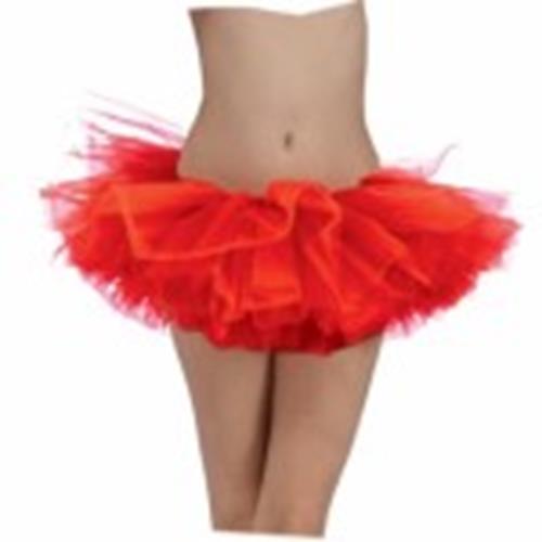 Tutu - Tulle - Red - Petticoat - Dance - Costume Accessory
