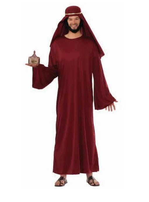 Wise Man - Biblical - King - Burgundy - Costume - Adult - Standard
