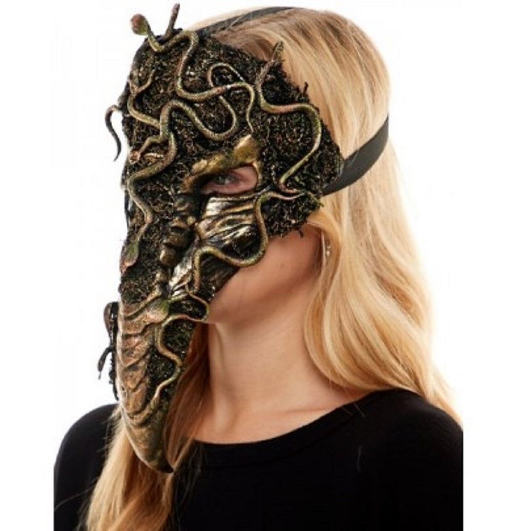 Máscara vudú de pico largo - Plástico - Accesorio de disfraz de lujo - Adulto adolescente