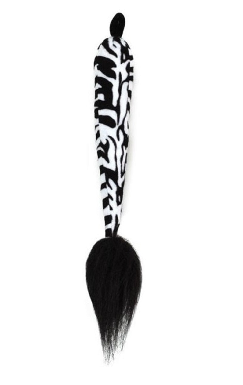 Zebra Set - Ears Tail - Black/White - Costume Cosplay Accessories - One Size