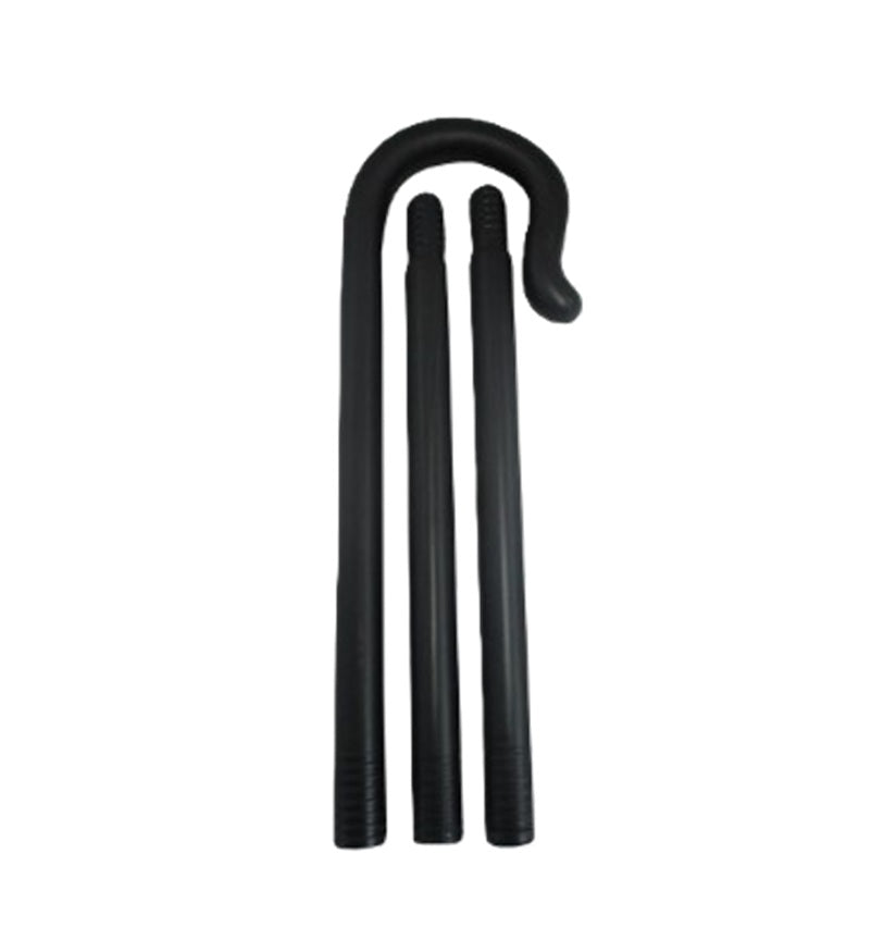 Black Cane - 38" - Chaplin - Santa - 100 Days - Costume Accessory - 3 Piece