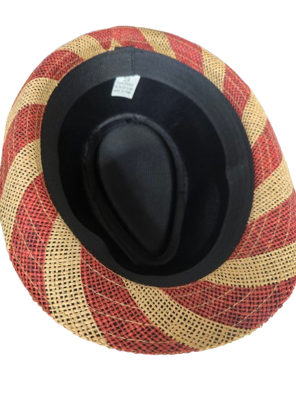Patriotic Straw Fedora Hat - 4th of July - Costume Accessory - One Size