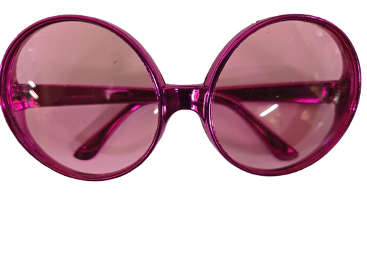 Big Round Glasses - 70's - Cosplay - Costume Accessories - One Size - 3 Colors