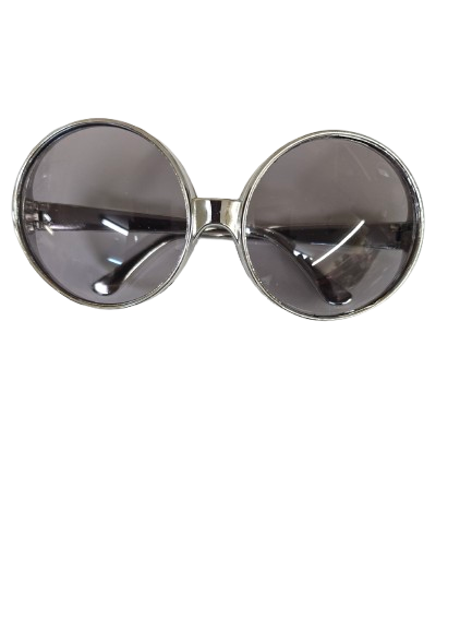 Big Round Glasses - 70's - Cosplay - Costume Accessories - One Size - 3 Colors