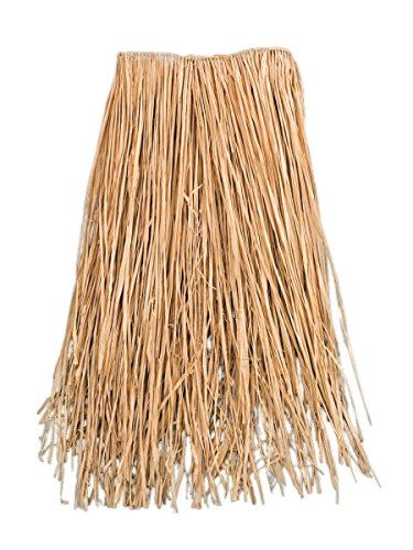 Natural Raffia Grass Skirt - Hawaiian - Costume Accessory - Adult - 2 Sizes