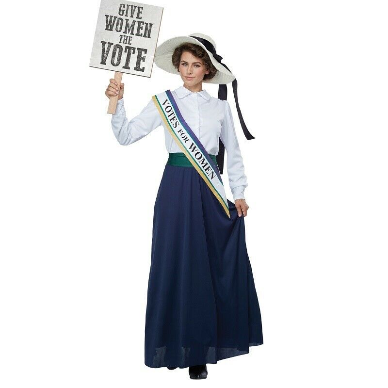 American Suffragette - Late 19th/Early 20th Century - Costume Adult - 2 Sizes