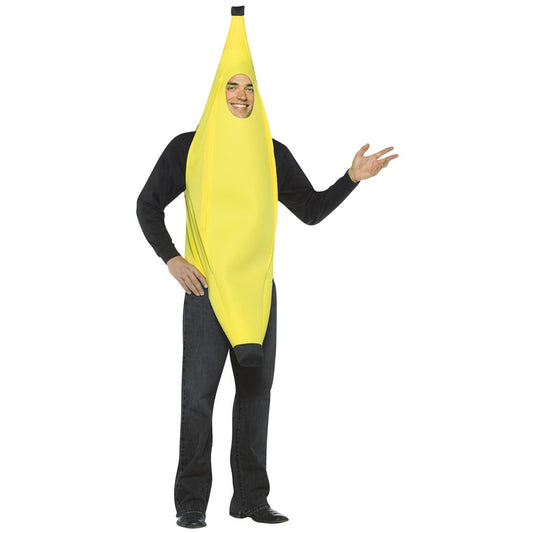 Banana Food & Beverage - Deluxe Costume - Unisex Adult - One Size