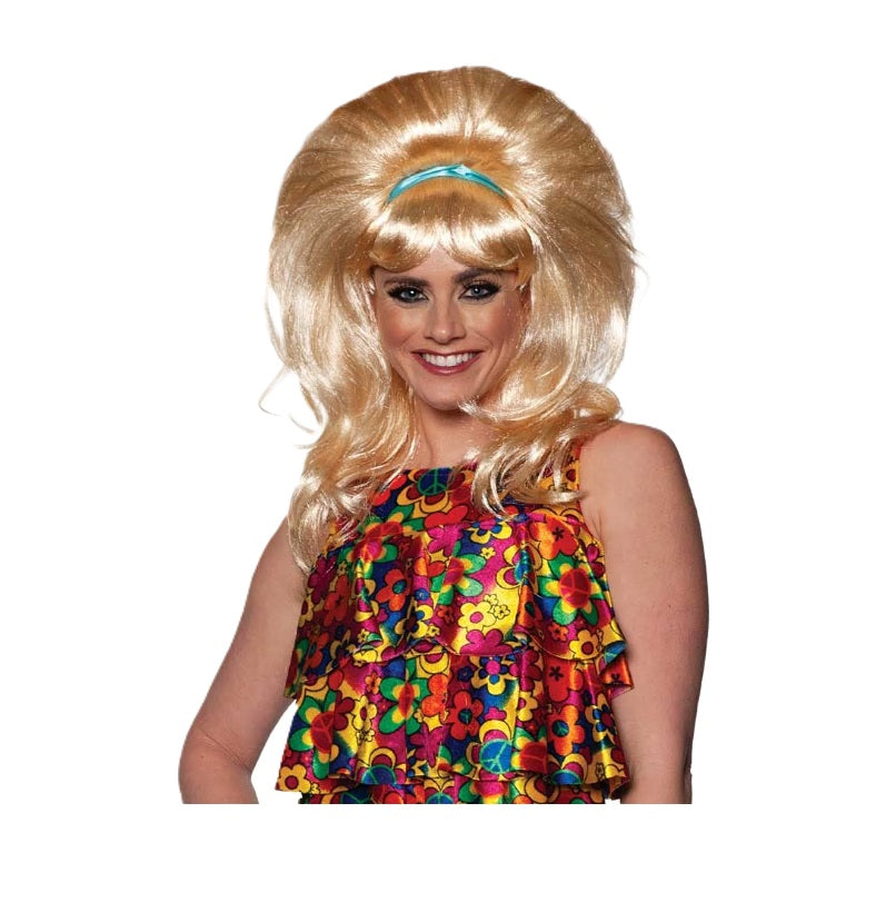Bouffant Wig - 50 's - 60's - Blonde or Brown - Costume Accessory