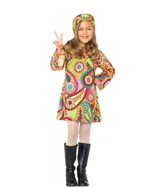 Groovy Girl - Hippie - Disco - GoGo - Costume - Child - Large 10-12