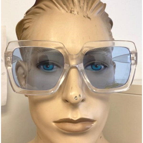 Square Clear Frame Glasses - 70's - Disco - Pride - Costume Accessory - 4 Colors