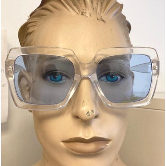 Square Clear Frame Glasses - 70's - Disco - Pride - Costume Accessory - 4 Colors