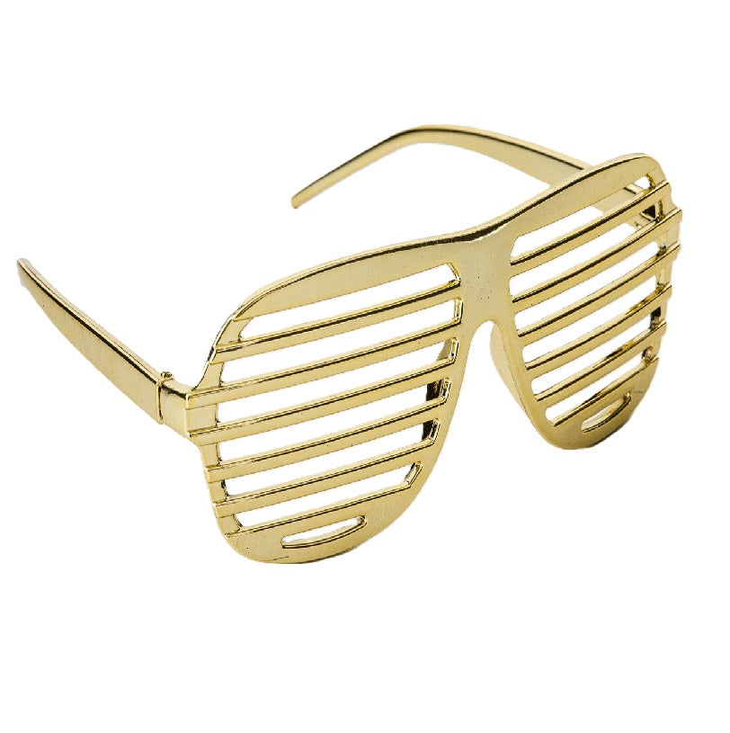 1980's Shutter Slot Glasses - Costume Accessory - One Size - 3 Colors